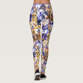 Hund, Hunde-u. HundeLeggings Leggings (Rückseite)