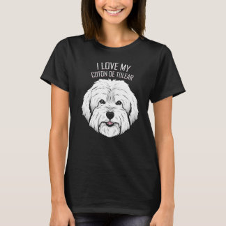 Hund I Liebe mein Coton De Tulear T-Shirt