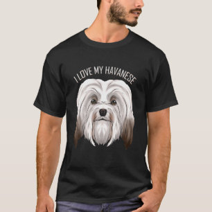 Hund I Liebe mein Havanese T-Shirt