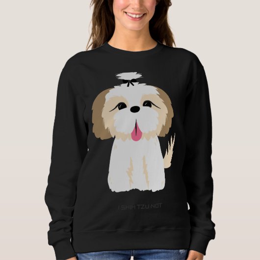 Hund I Shih Tzu Not Sweatshirt (Vorderseite)