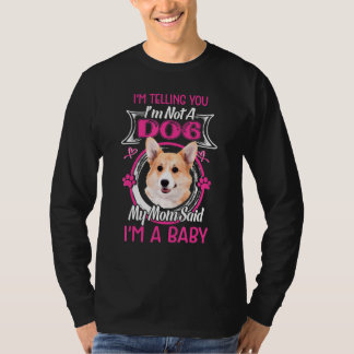 Hund Ich bin ein Baby Pembroke Welsh Corgi T-Shirt