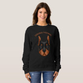 Hund   Ich liebe meinen Dobermann Pinscher Sweatshirt (Vorne ganz)