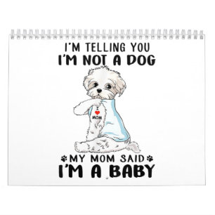 Hund Ich sage Ihnen, ich bin kein maltesischer Hu Kalender