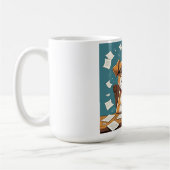 Hund ich spreche fließend Holz - Haustiere Eltern Kaffeetasse (Links)