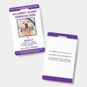 Hund-ID Personalisiertes Foto Ausweis (Vorder- & Rückseite)