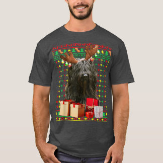 Hund Iggy Merry Ugly Weihnachts Sweater Antlers Ge T-Shirt