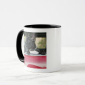 Hund im Auto Tasse (Vorderseite Links)
