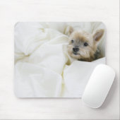 Hund im Bett Mousepad (Mit Mouse)