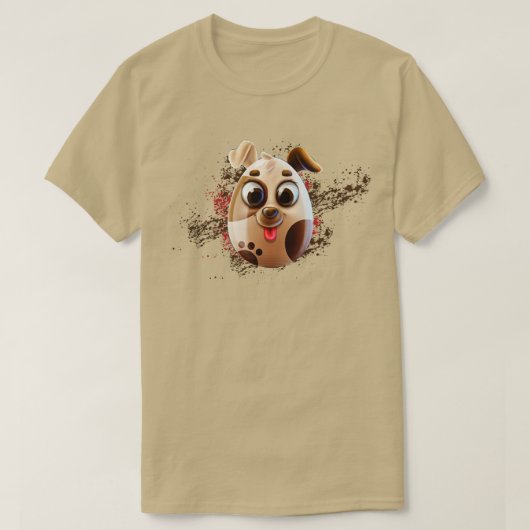 Hund im Ei 146 T-Shirt (Design vorne)
