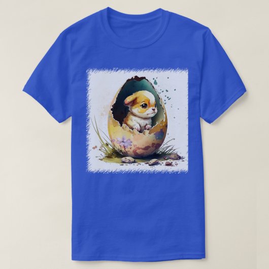 Hund im Ei 157 T-Shirt (Design vorne)