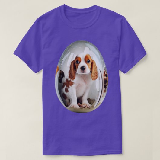 Hund im Ei 186 T-Shirt (Design vorne)