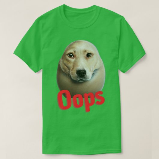 Hund im Ei 1 T-Shirt (Design vorne)