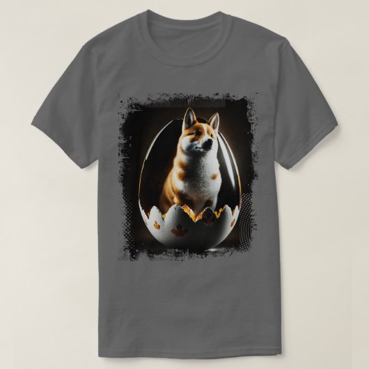 Hund im Ei 257 T-Shirt (Design vorne)