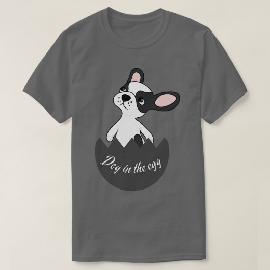 Hund im Ei 267 T-Shirt (Design vorne)