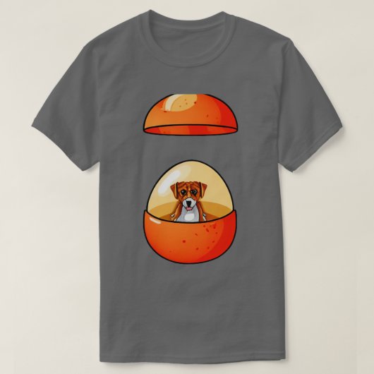 Hund im Ei 285 T-Shirt (Design vorne)