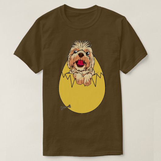 Hund im Ei 297 T-Shirt (Design vorne)