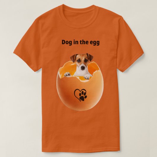 Hund im Ei 301 T-Shirt (Design vorne)