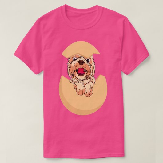 Hund im Ei 305 T-Shirt (Design vorne)