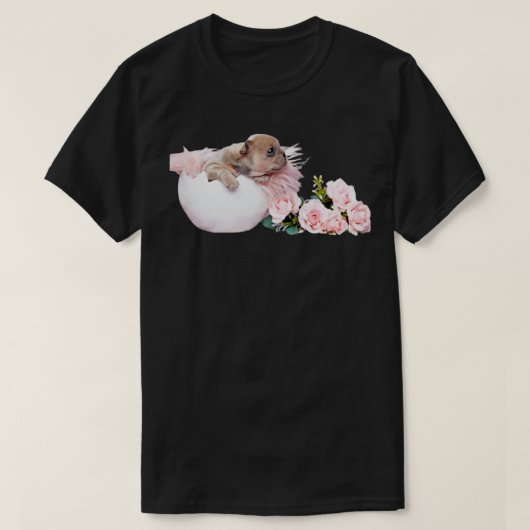 Hund im Ei 98 T-Shirt (Design vorne)