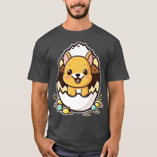 Hund im Ei kawaii T-Shirt