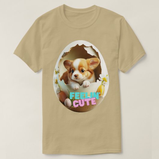 Hund im Inneren finden T-Shirt (Design vorne)