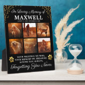 Hund im liebenden Speicher Fotoplatte (Seite)