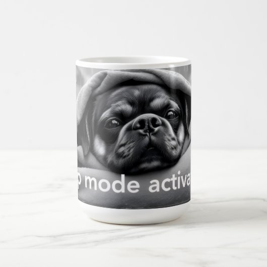 Hund im Nap-Modus aktiviert Kaffeetasse (Mittel)