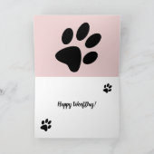 Hund im Weltraum UFO Planeten Geburtstag Karte (Innenseite)