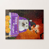 Hund im westlichen Hochland, weißer Terrier Puzzle (Horizontal)