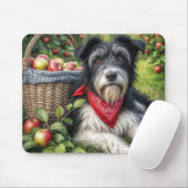 Hund in Apfelgarten Mousepad (Mit Mouse)