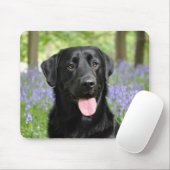 Hund in den Bluebells Mousepad (Mit Mouse)