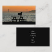 Hund in den San Francisco Visitenkarte (Vorne/Hinten)