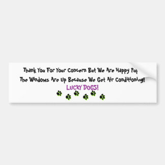 Hund in der Auto-Mitteilung Autoaufkleber