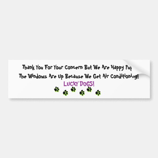 Hund in der Auto-Mitteilung Autoaufkleber (Vorne)