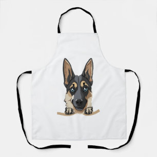 Hund in der Tasche Lustiger Welpe für Hunde Liebha Schürze