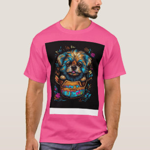 Hund in der Tasche Lustiger Welpe für Hunde Liebha T-Shirt