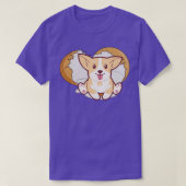 Hund in Ei 50 T-Shirt (Design vorne)