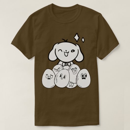 Hund in Eiern 45 T-Shirt (Design vorne)