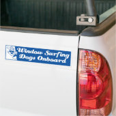Hund in einem Auto Autoaufkleber (Auf Lkw)