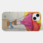 Hund in einem Ballon Case-Mate iPhone Hülle (Rückseite (Horizontal))