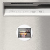 Hund in einem Bun Magnet (In Situ (Geschirrspüler))
