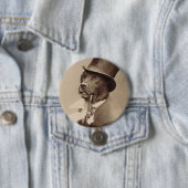 Hund in einem Hut Button (Beispiel)