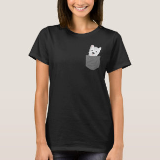 Hund in einem Niedlichen Westier Terrier Lover Wel T-Shirt