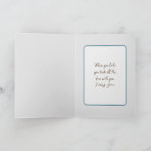 Hund in Fenster für Miss Sie Karte (Innenseite)