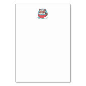 Hund in festlicher Tasse für die Ferien in den Ber Tischnummer (Rückseite)