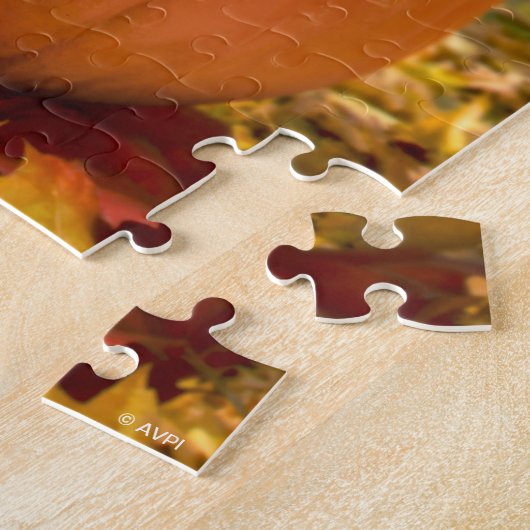 Hund in Jack-o-Lantern Puzzle (Seite)