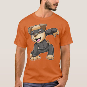 Hund in Ninja Kostüm T-Shirt