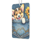 Hund in Pocket Autolufterfrischer (Links)
