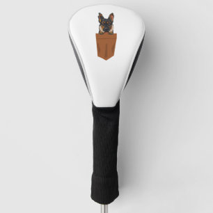 Hund in Pocket Funny Puppy for Dog Lovers Rottweil Golf Headcover