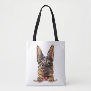 Hund in Pocket Funny Puppy for Dog Lovers Yorkshir Tasche